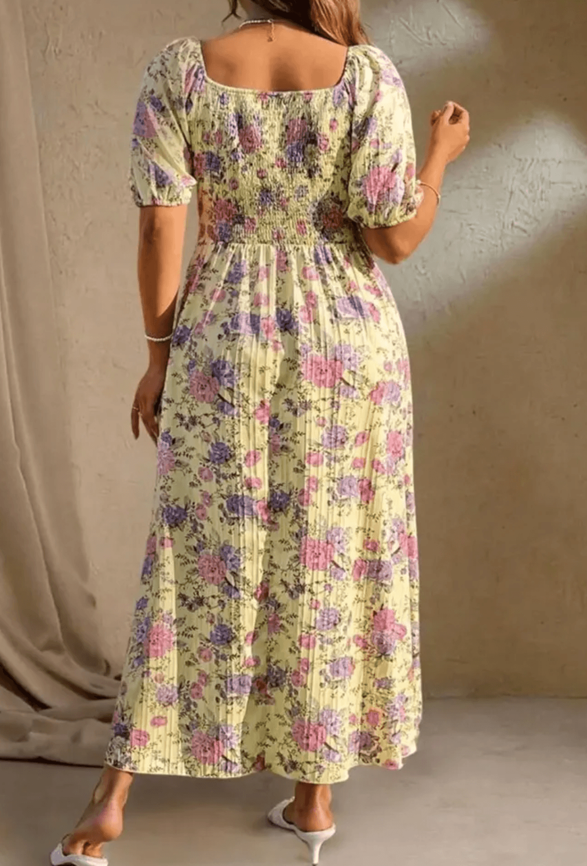 Yellow Floral Maxi
