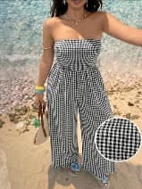 Gingham Jumpsuit